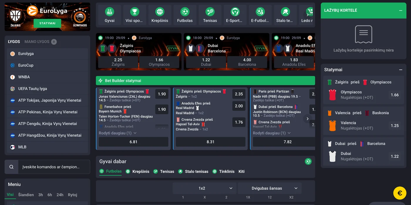 7bet sporto lažybų skiltis